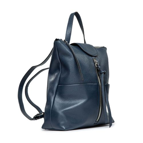 zaino GIADA in pelle blu 