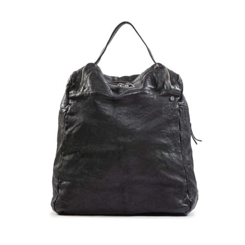 zaino TIZIANO in pelle nera